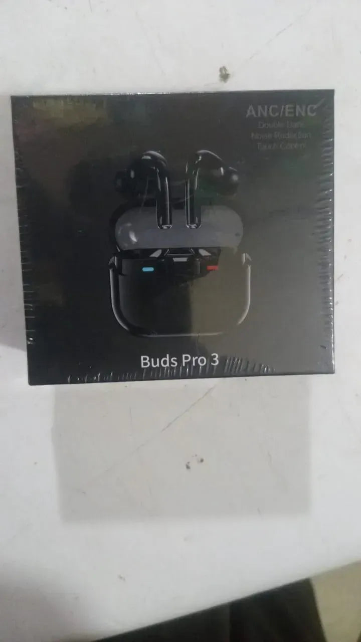 Black Noise-Cancelling Airpods with Charging Case