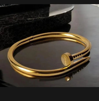 Antique Gold Plated Kara Bracelet for Women