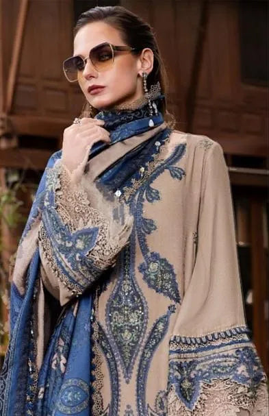 Ivory Embroidered Lawn 3Pcs Set